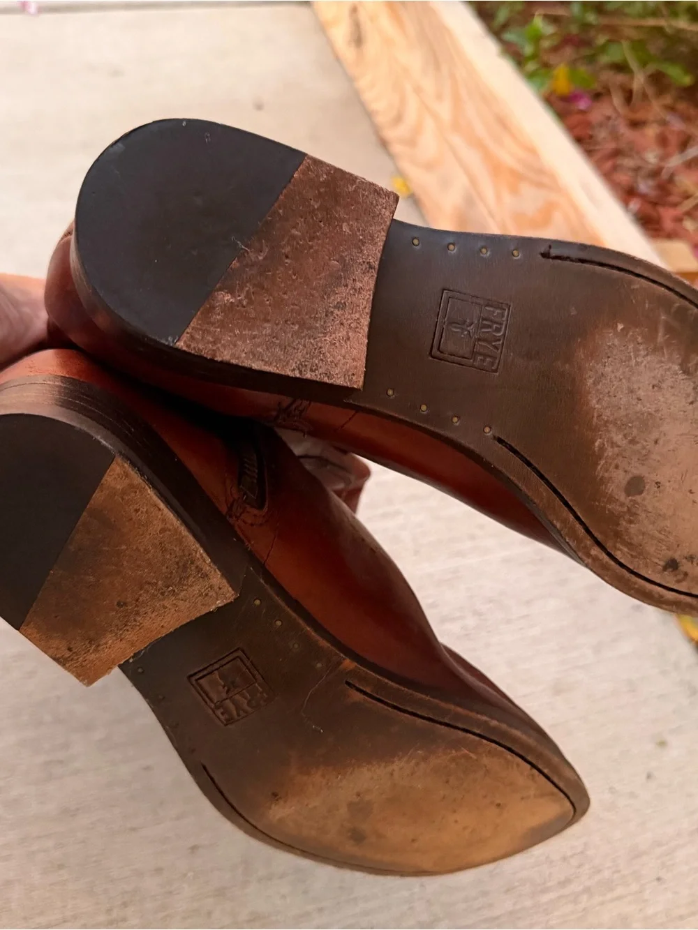 Frye Classic Tall Leather Riding Boots - Brown